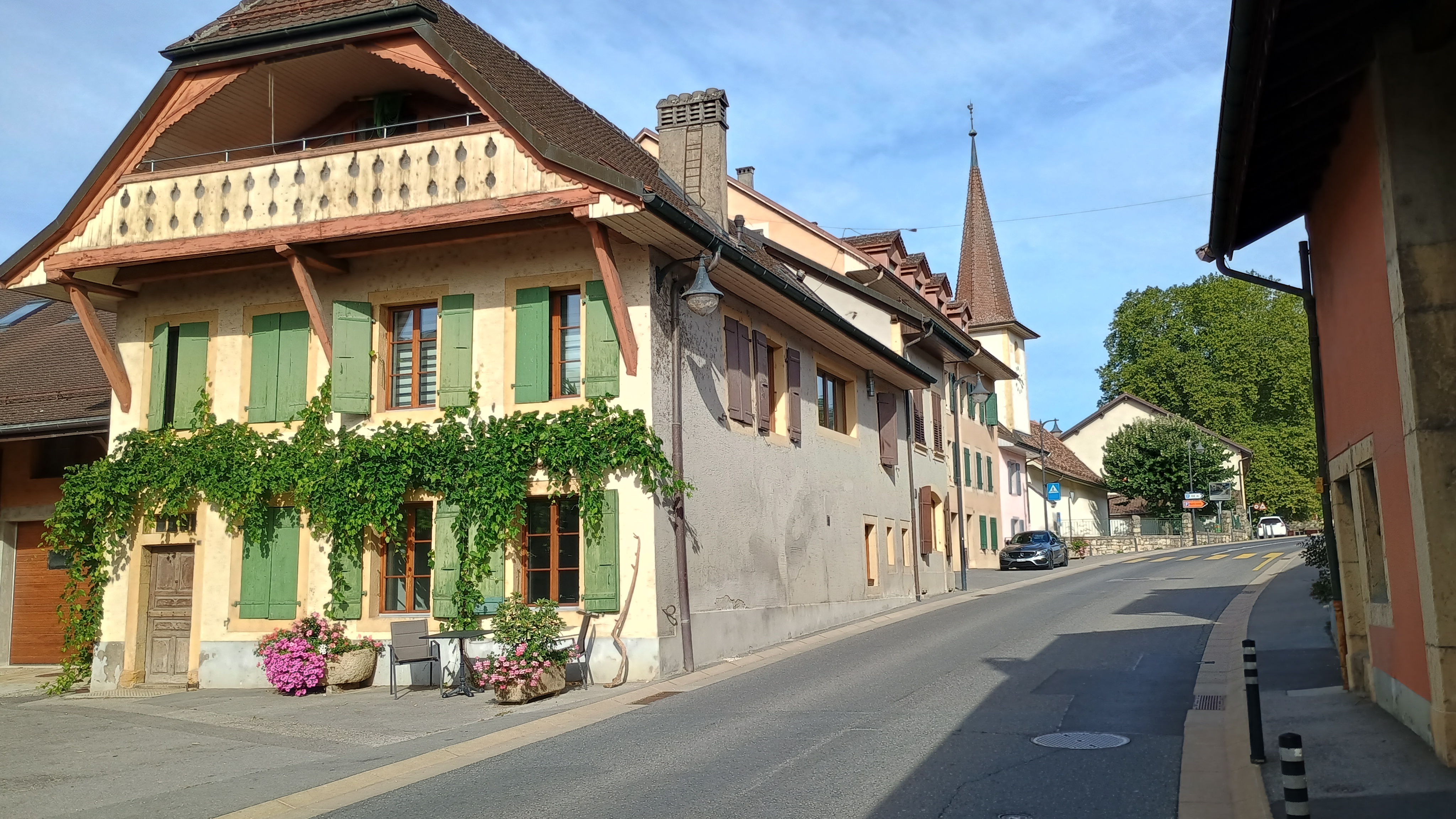 A Swiss town